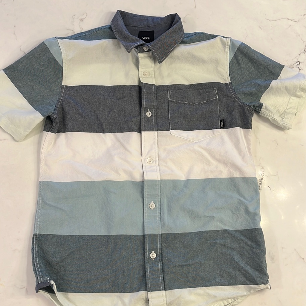 Vans Striped Button Down